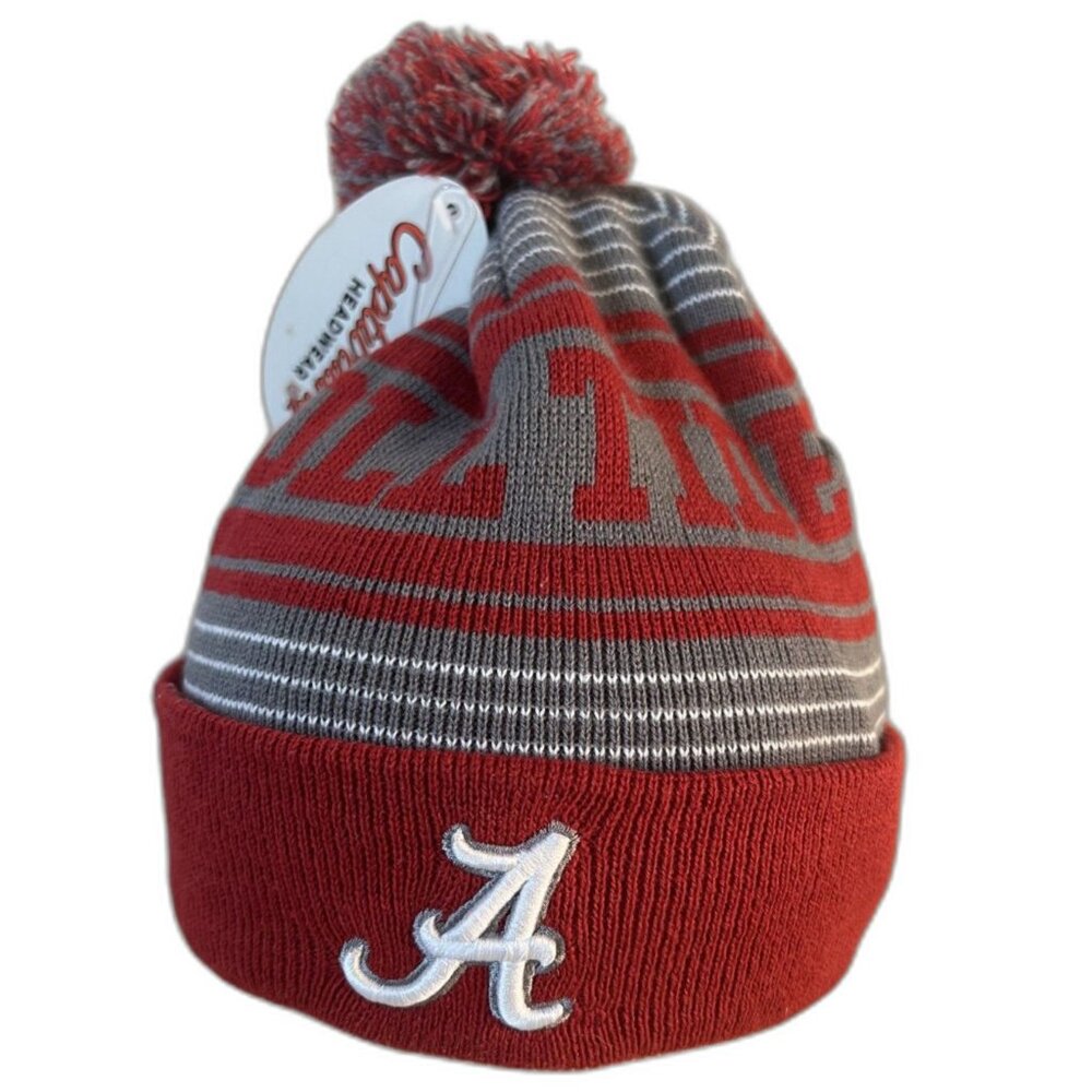 1990s Deadstock Vintage Alabama College Football Beanie Cap Hat BNWT OSFA